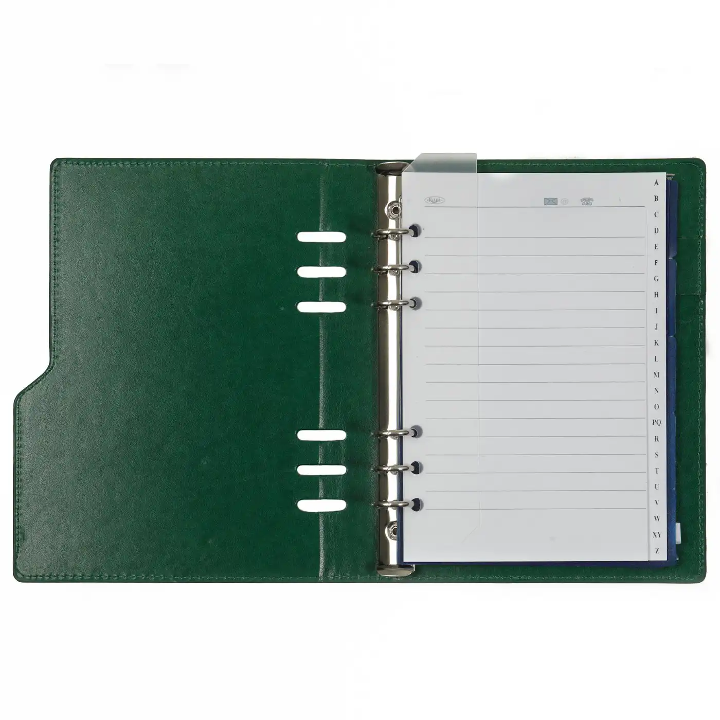 1016-09 Refillable A5 Planner Organizer Compact Croco Green - Image 8