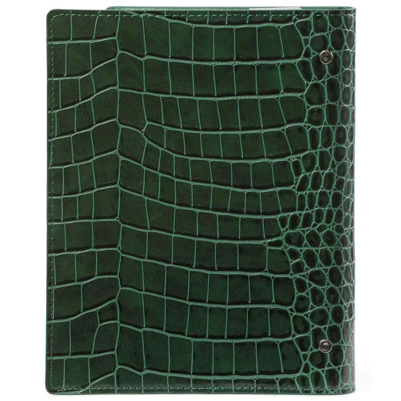 1016-09 Refillable A5 Planner Organizer Compact Croco Green - Image 9