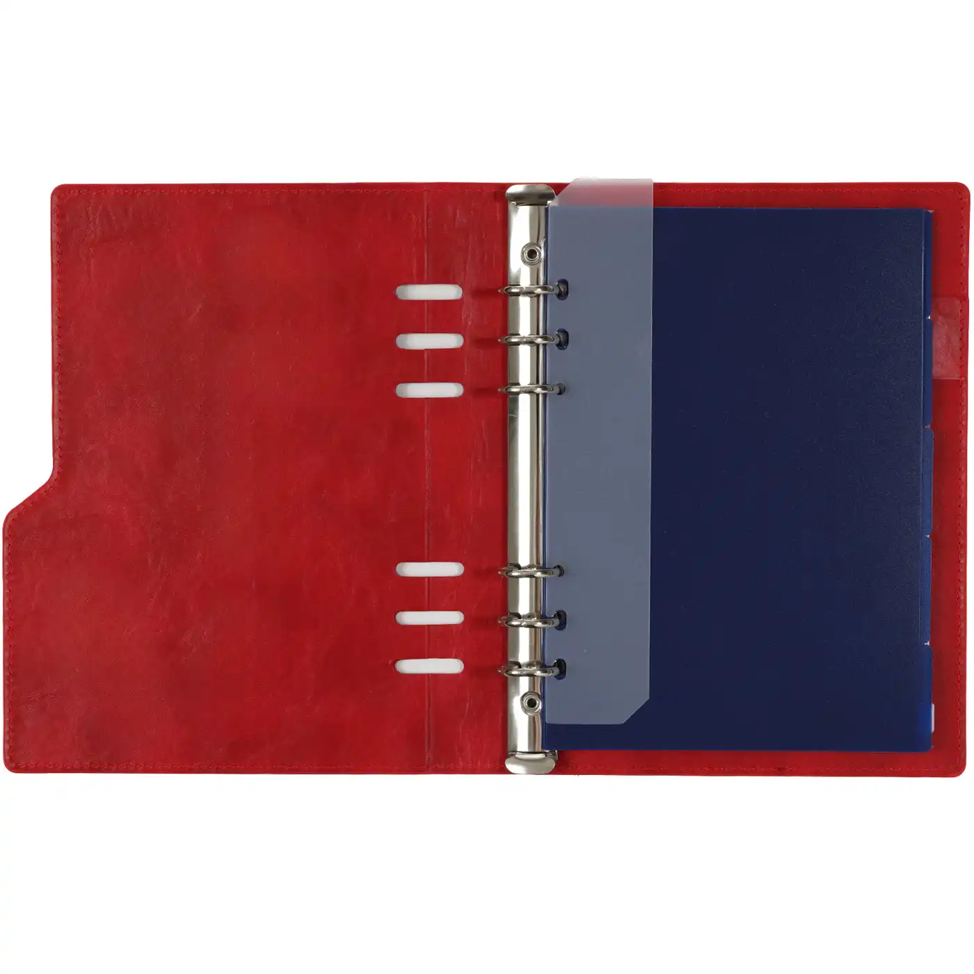 1016-16 A5 6 Ring Planner Organizer Red - Image 6