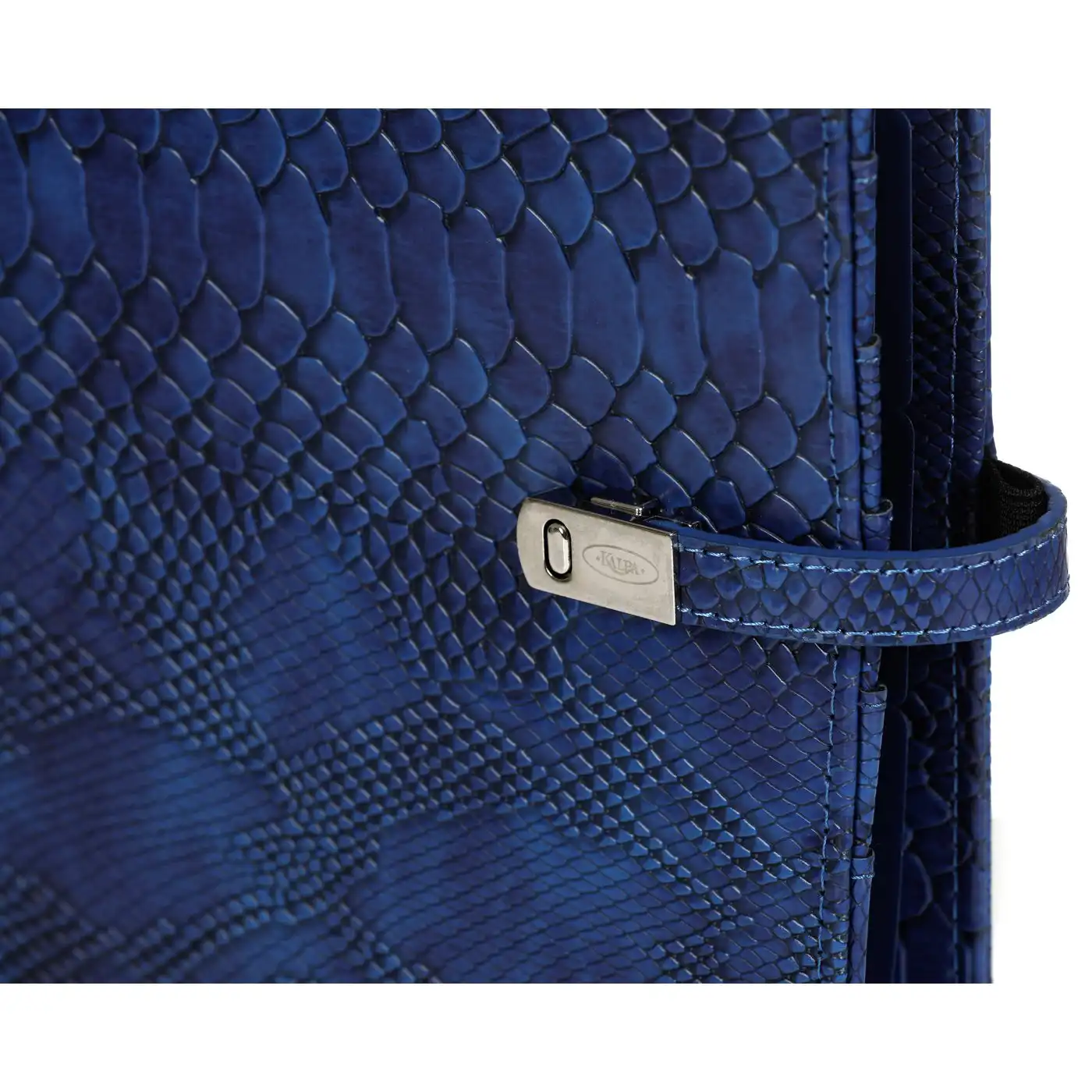 1011-75 A5 Ring Binder Agenda Croco Indigo - Image 9