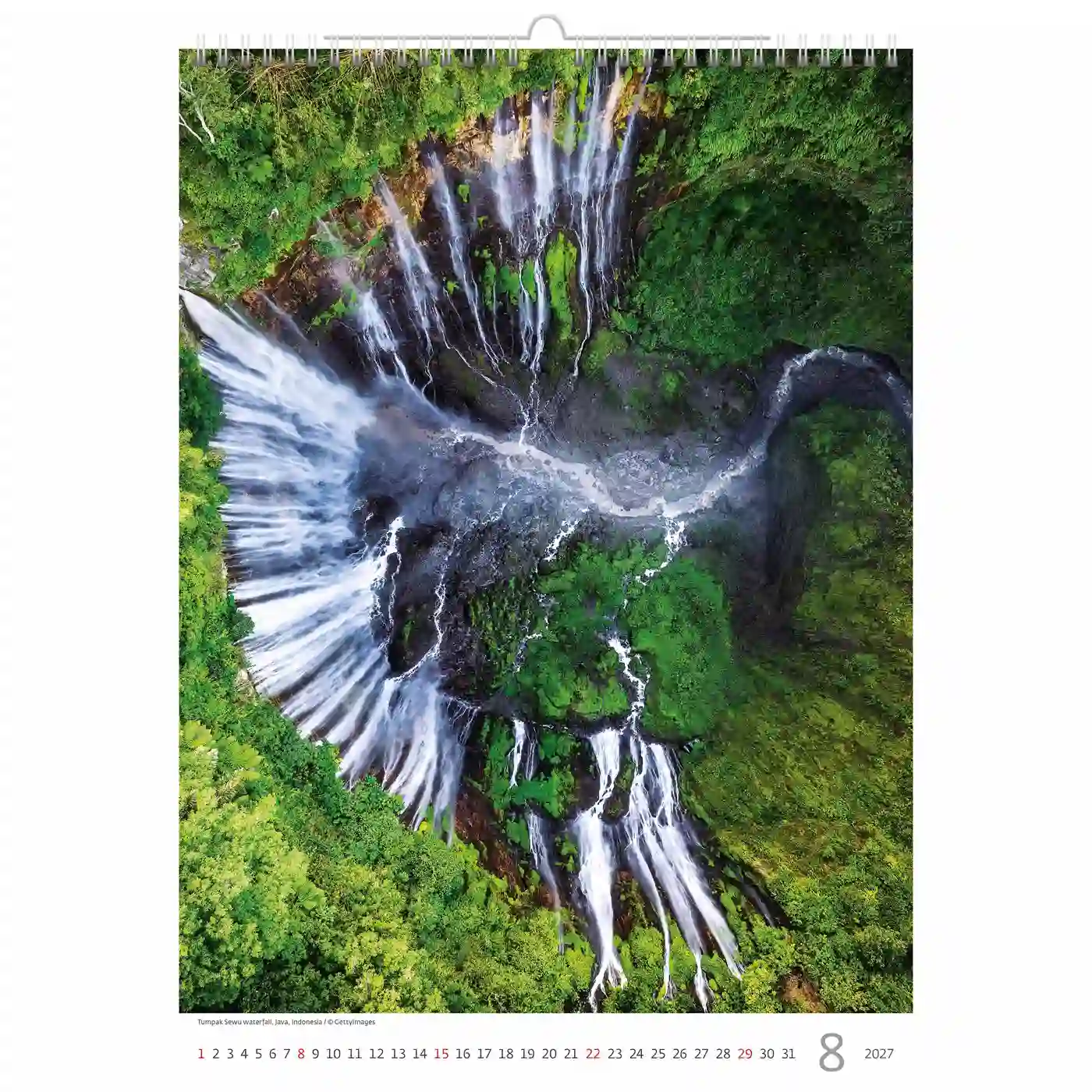 C139-27 World From Above Calendar A3+ 2027 + free 2026 calendar - Image 10