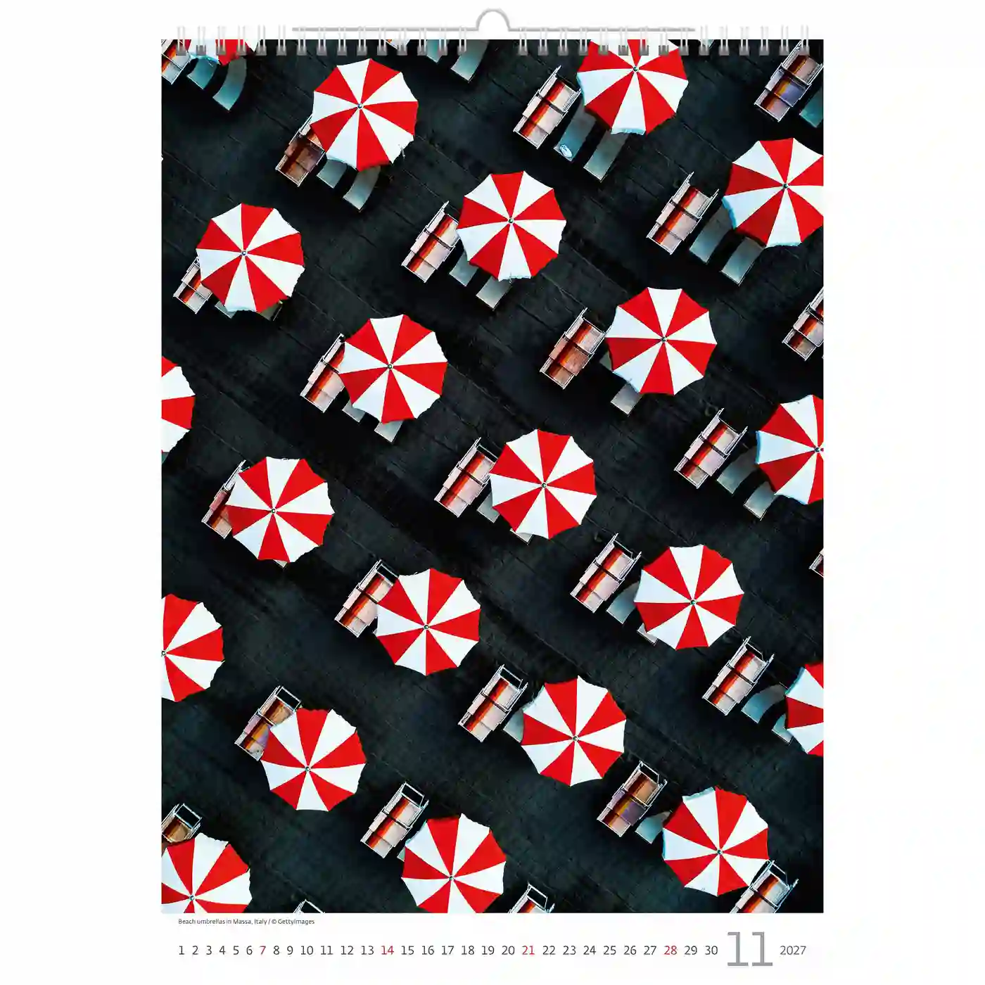 C139-27 World From Above Calendar A3+ 2027 + free 2026 calendar - Image 13