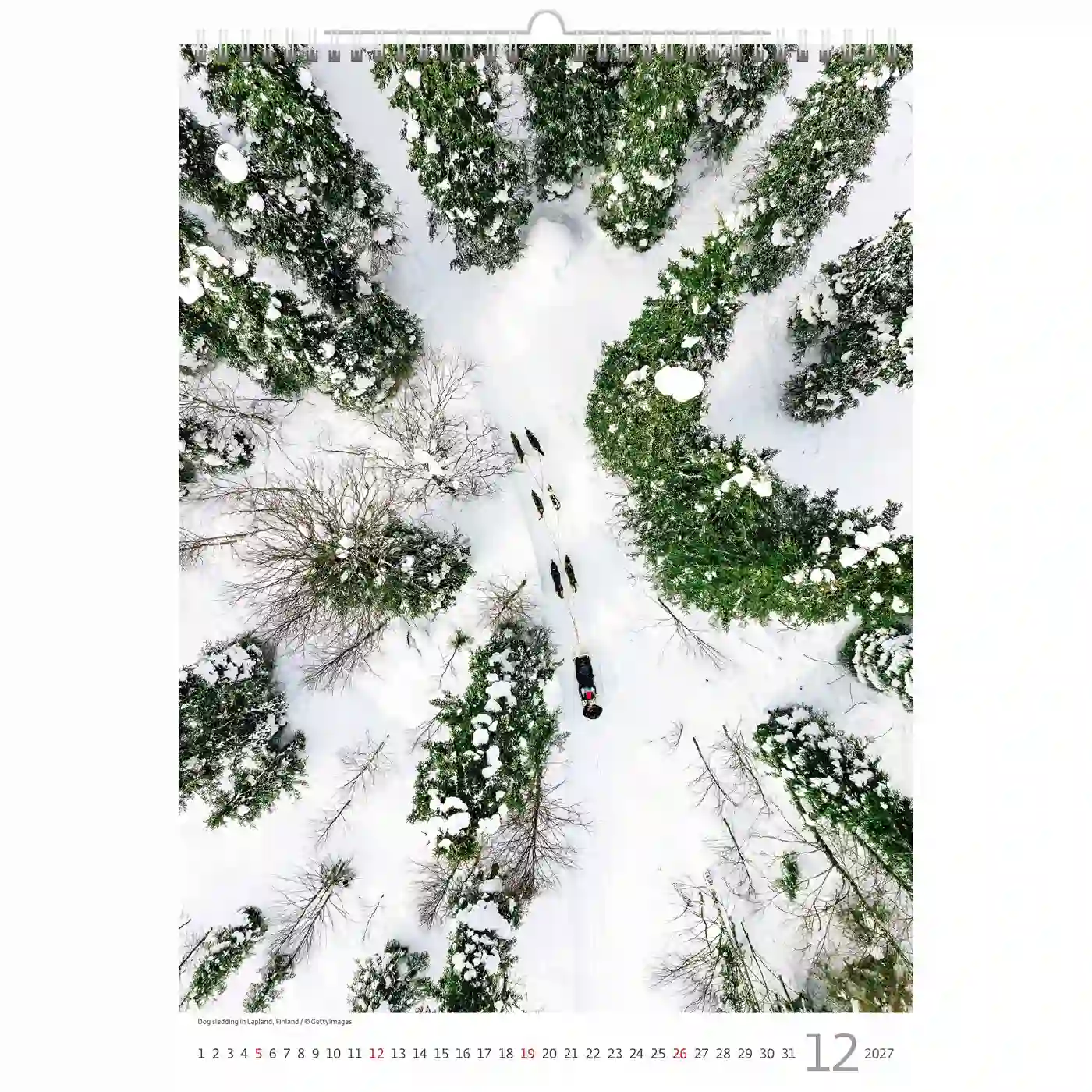 C139-27 World From Above Calendar A3+ 2027 + free 2026 calendar - Image 14