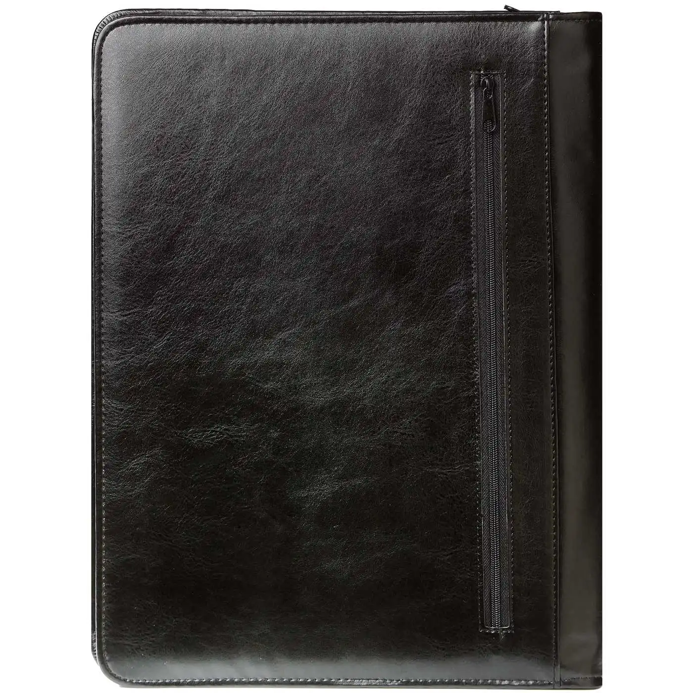 2400-60 A4 Alpstein Writing folder with zipper Pullup Black - Image 2