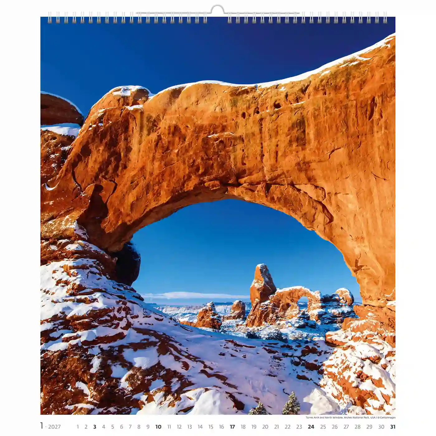 C265-27 Archeological Landscape Calendar A2 2027 + free 2026 calendar - Image 2