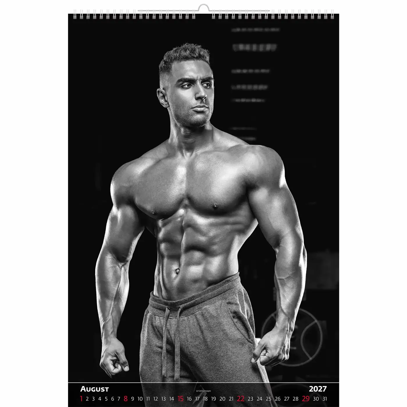 C276-27 Body Builders Calendar B3 size 2027 + free 2026 calendar - Image 10