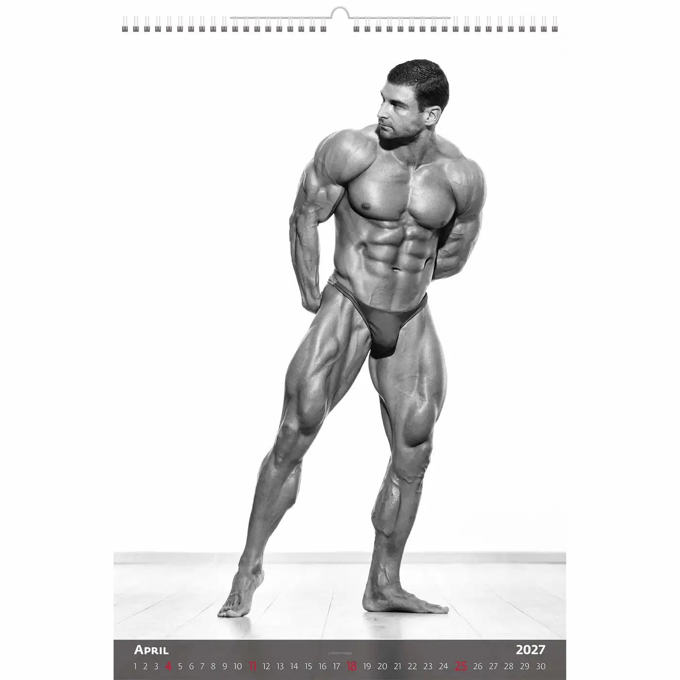 C276-27 Body Builders Calendar B3 size 2027 + free 2026 calendar - Image 5
