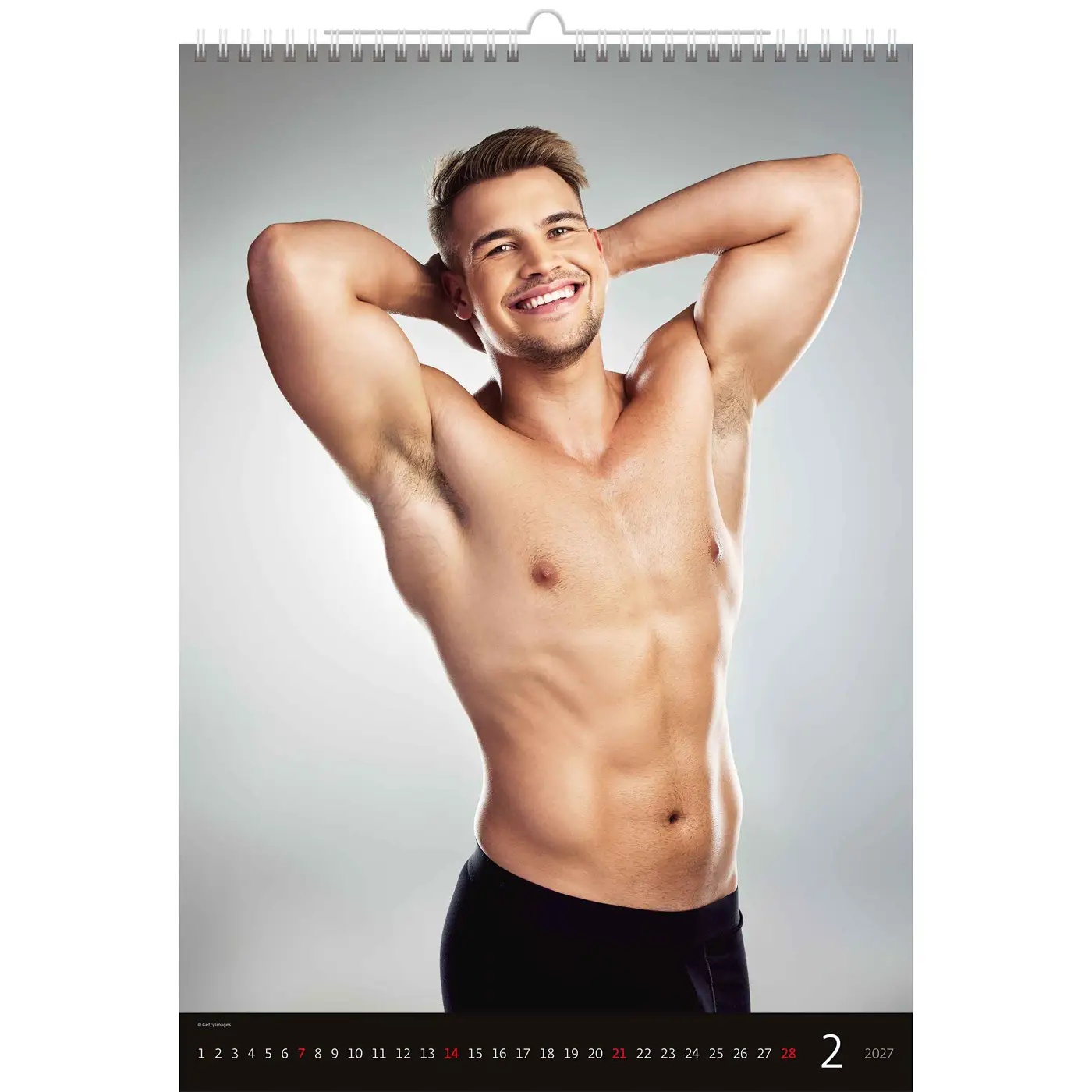 C160-27 Calendar 2027 – Sexy Men Photo A3+ size + free 2026 calendar - Image 3