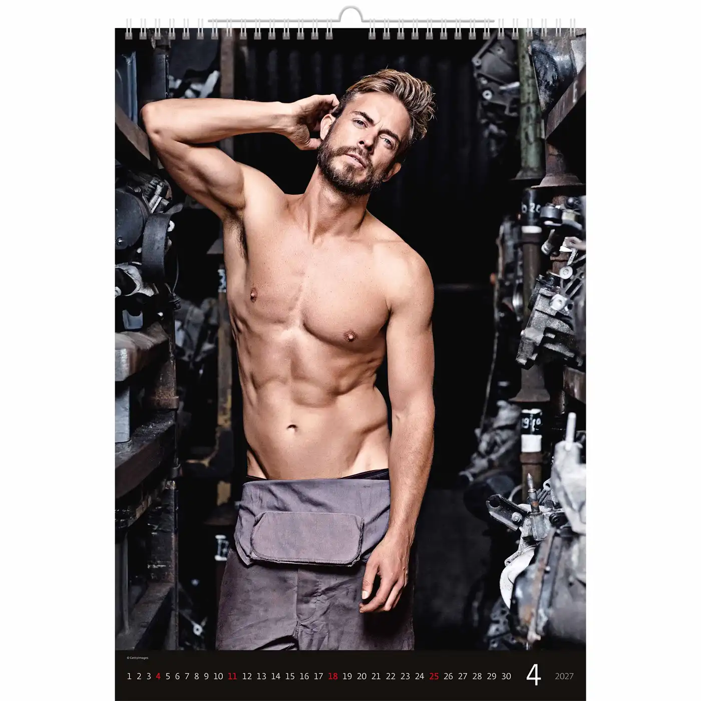 C160-27 Calendar 2027 – Sexy Men Photo A3+ size + free 2026 calendar - Image 5