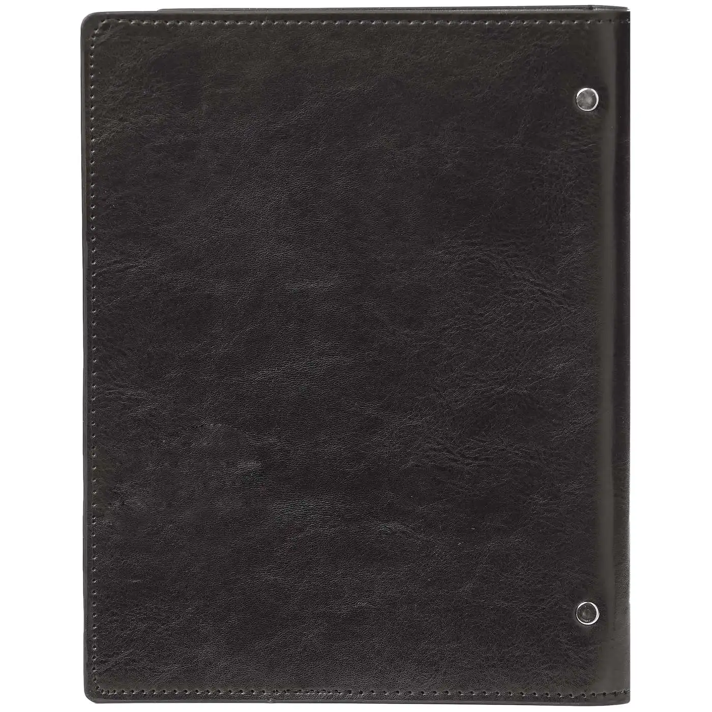 1016-60 Clipbook Refillable A5 6 Ring Binder Agenda Pullup Black - Image 7
