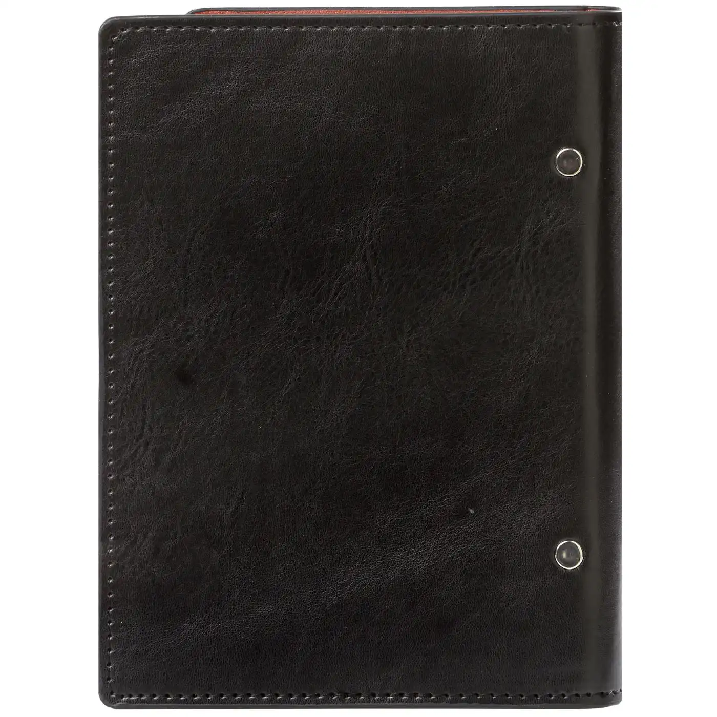 1116-60 Clipbook Personal Ring Binder Planner Pullup Black - Image 3