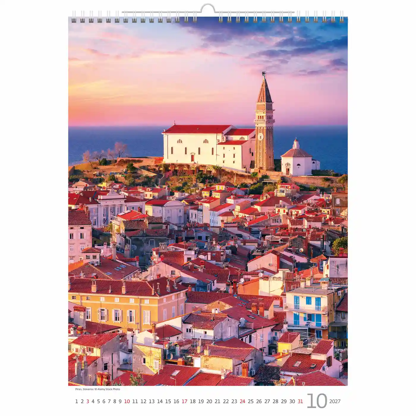 C123-27 Europe scenes Calendar A3+ size 2027 + free 2026 calendar - Image 12