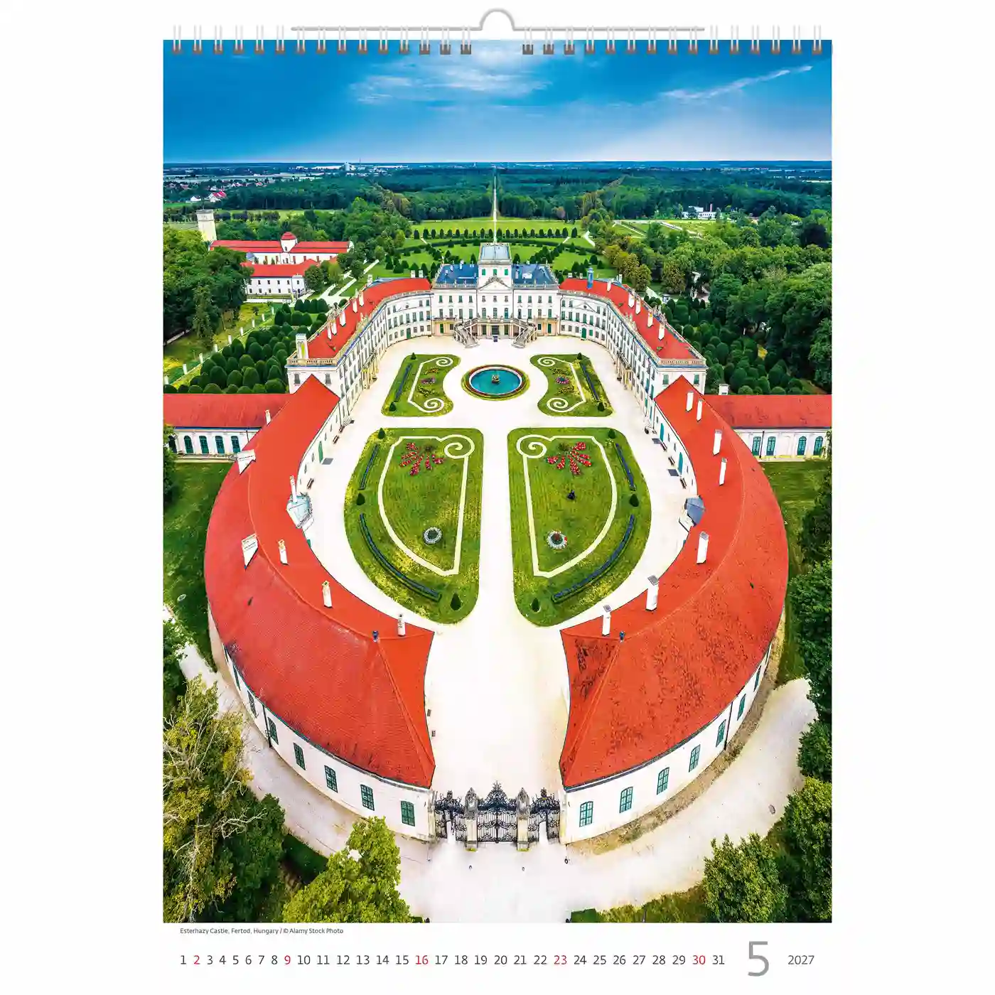 C123-27 Europe scenes Calendar A3+ size 2027 + free 2026 calendar - Image 6