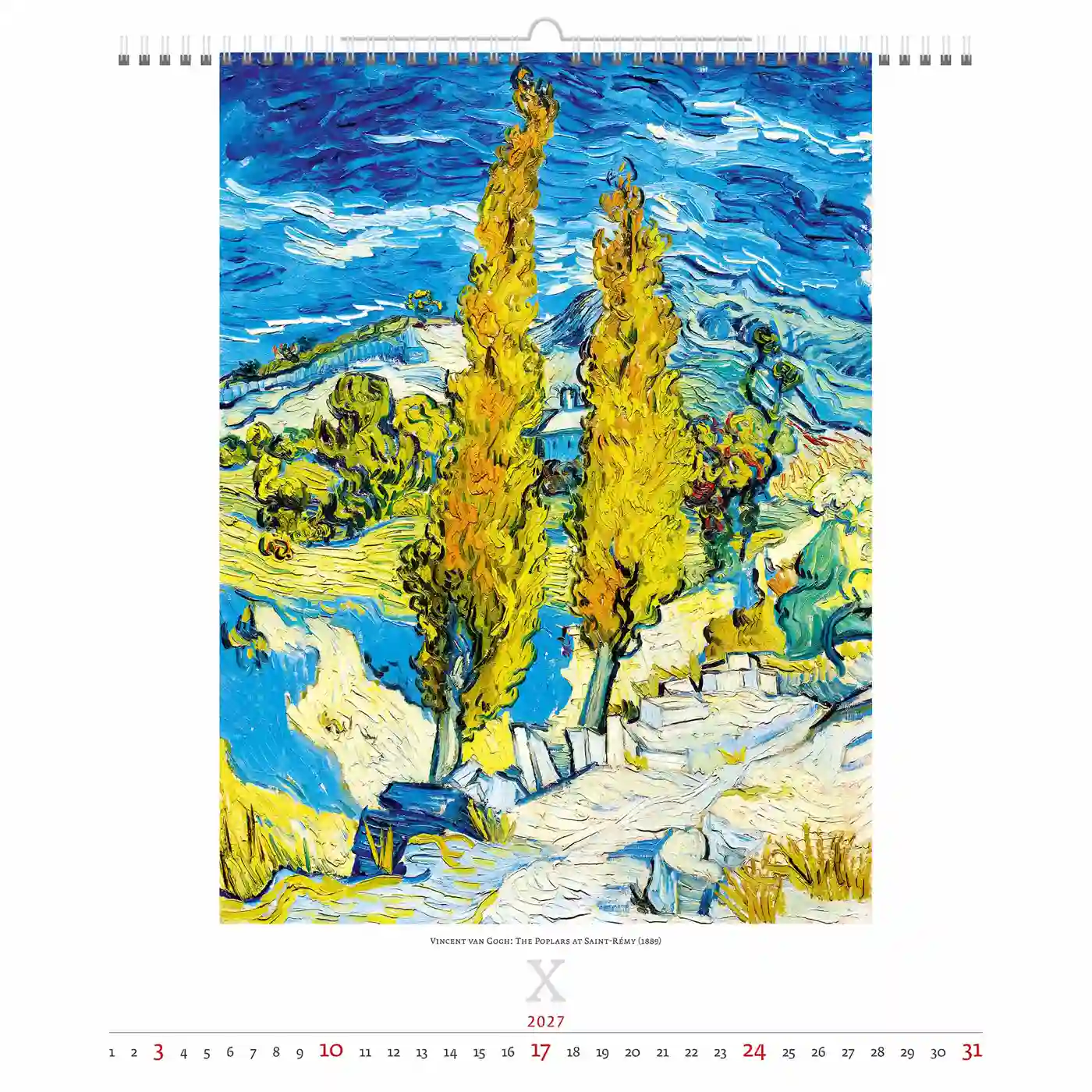 C255-27 Impressionist Art Calendar A2 2027 + free 2026 calendar - Image 11