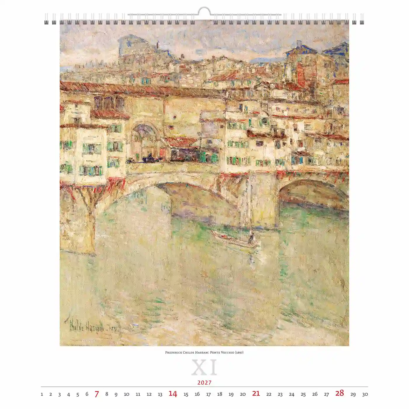 C255-27 Impressionist Art Calendar A2 2027 + free 2026 calendar - Image 12