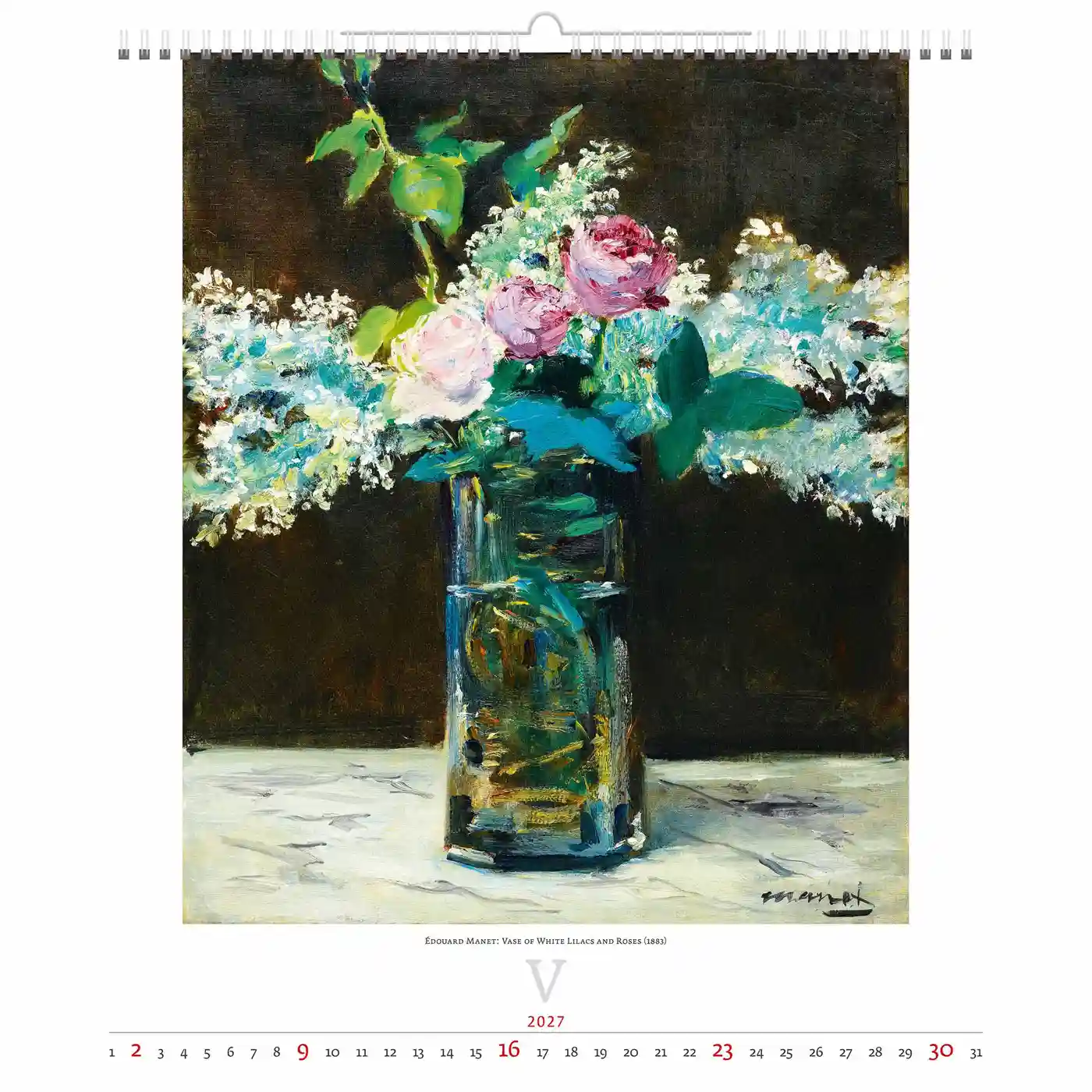 C255-27 Impressionist Art Calendar A2 2027 + free 2026 calendar - Image 6