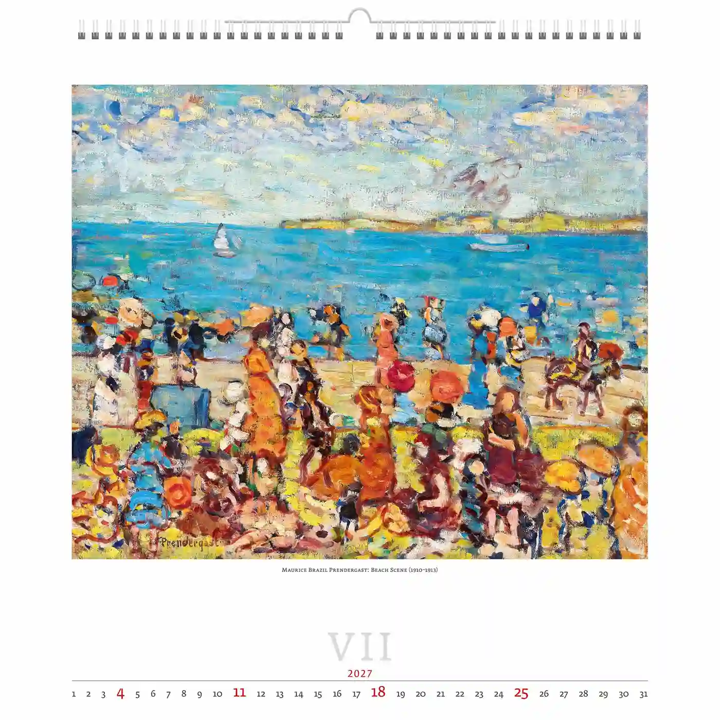 C255-27 Impressionist Art Calendar A2 2027 + free 2026 calendar - Image 8