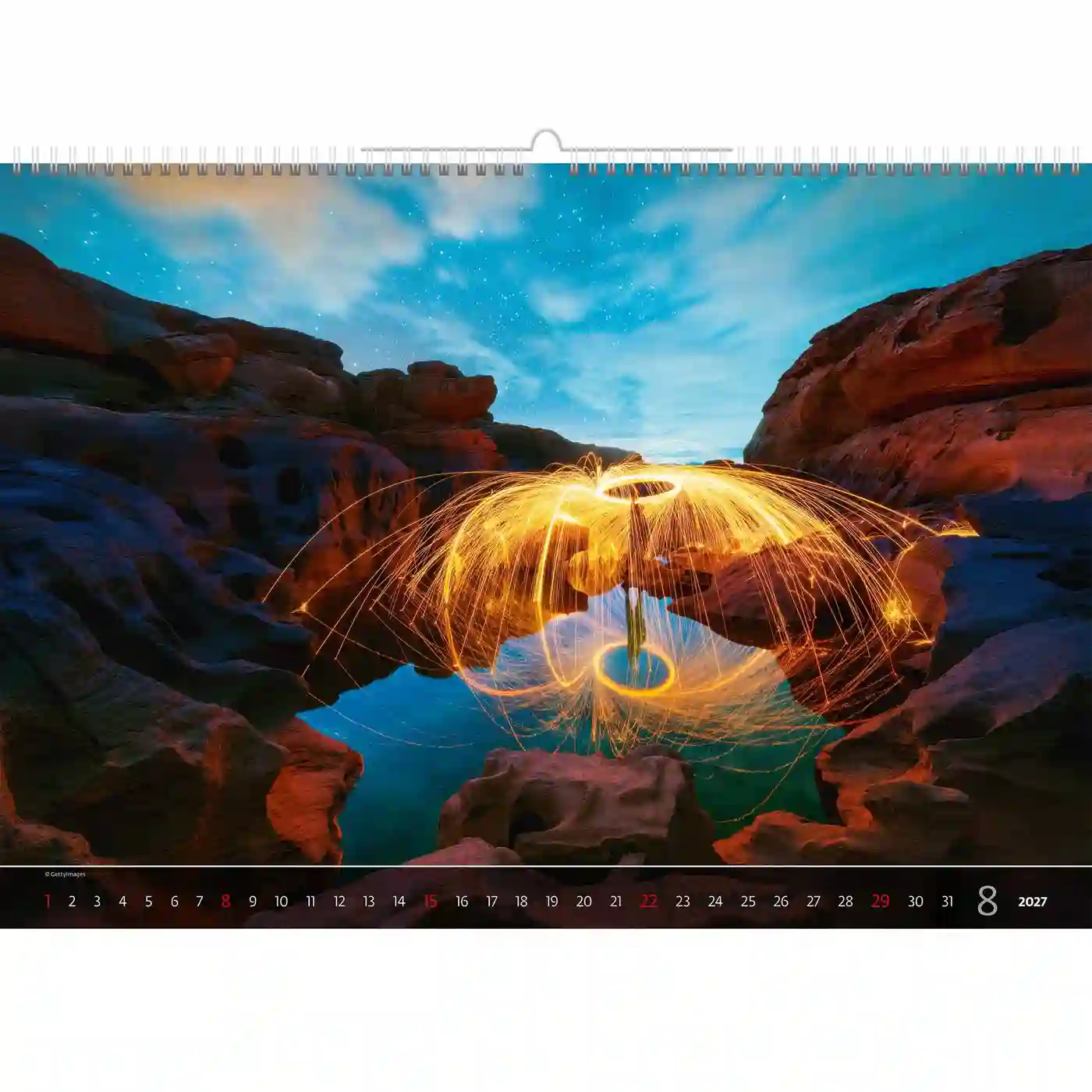 C266-27 Luminous 2027 calendar 48x33 cm + free 2026 calendar - Image 10