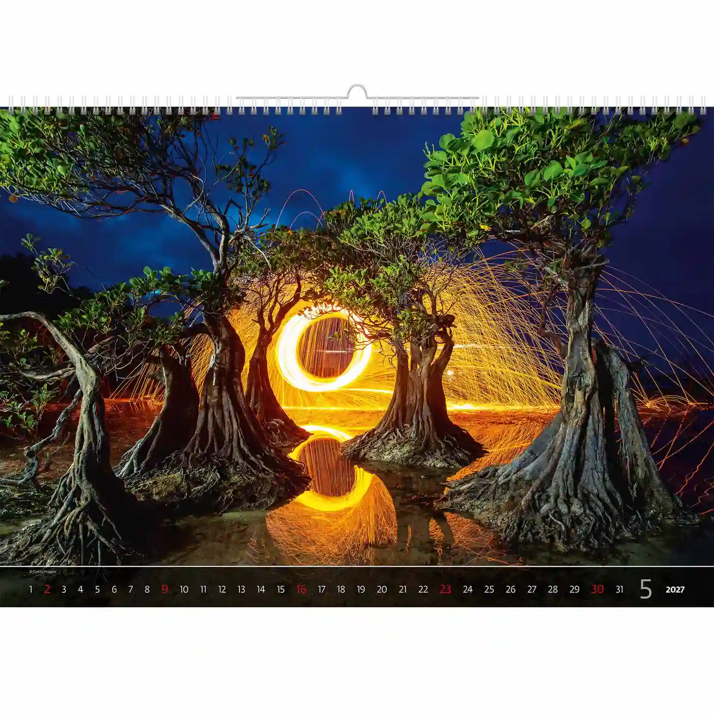 C266-27 Luminous 2027 calendar 48x33 cm + free 2026 calendar - Image 6