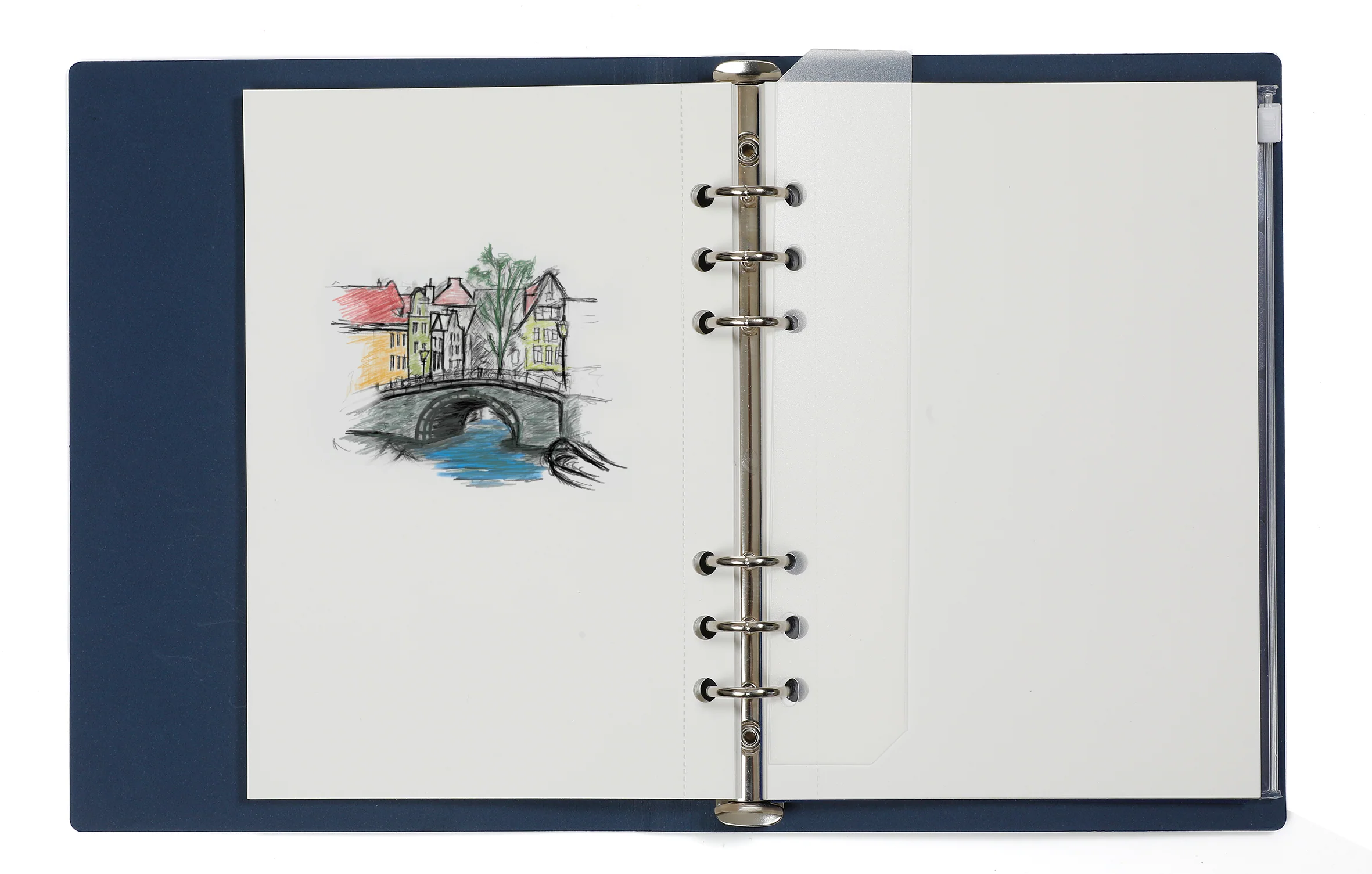 6407-01 210 x 144 mm Kalpa A5 Refill Pack 60 sheet sketch paper + 12 transparent sheets - Image 7