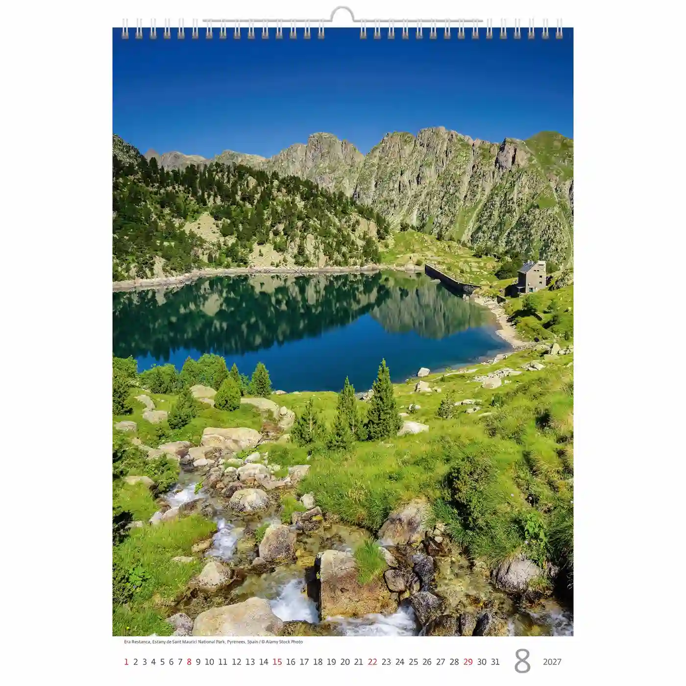 C126-27 Mountain Landscape Wall A3+ 2027 + free 2026 calendar - Image 11