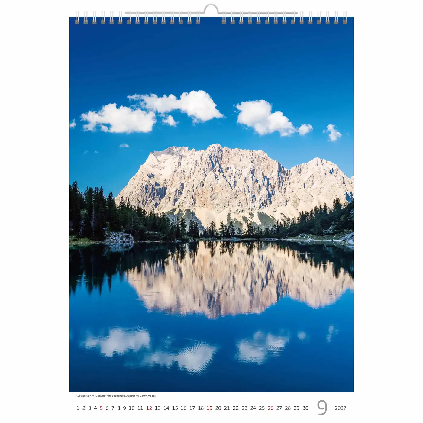 C126-27 Mountain Landscape Wall A3+ 2027 + free 2026 calendar - Image 12