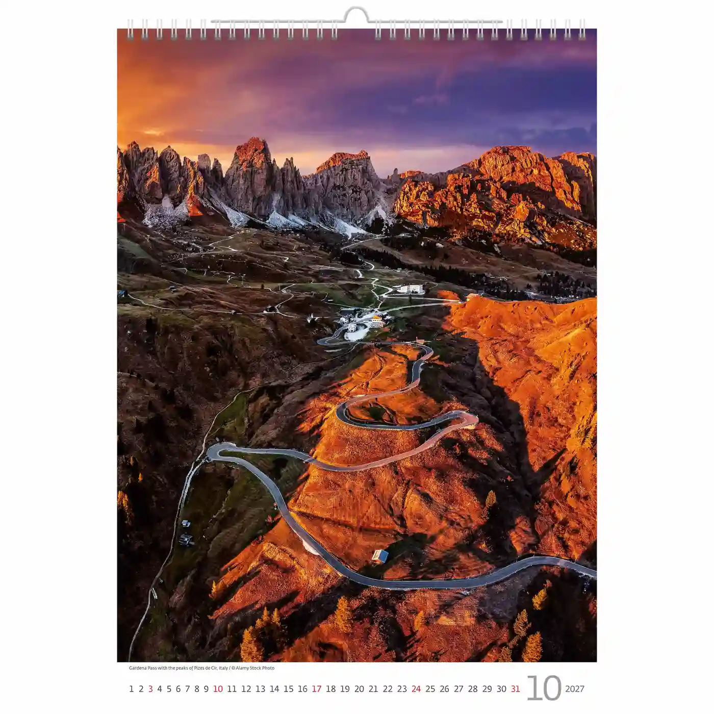 C126-27 Mountain Landscape Wall A3+ 2027 + free 2026 calendar - Image 13