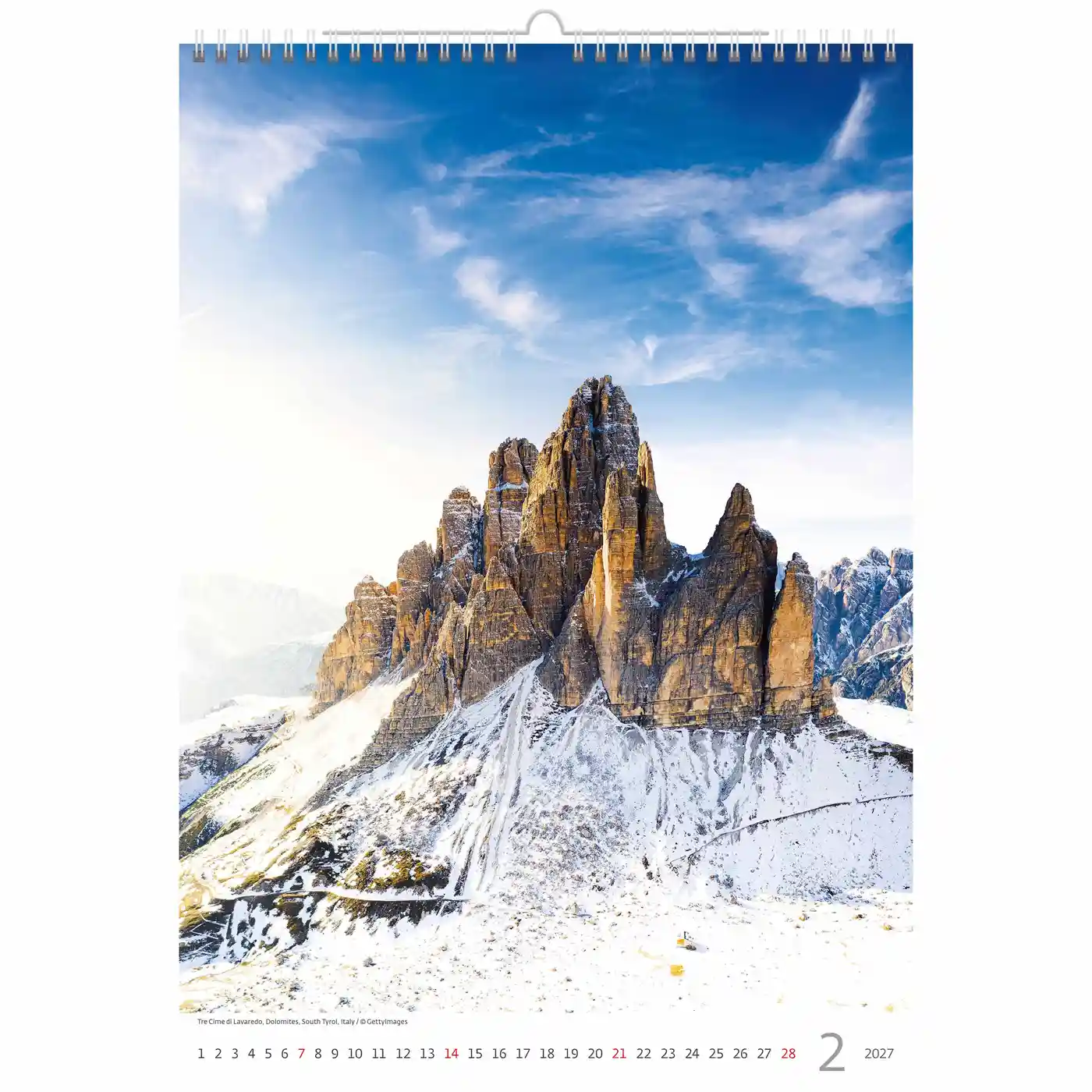 C126-27 Mountain Landscape Wall A3+ 2027 + free 2026 calendar - Image 3
