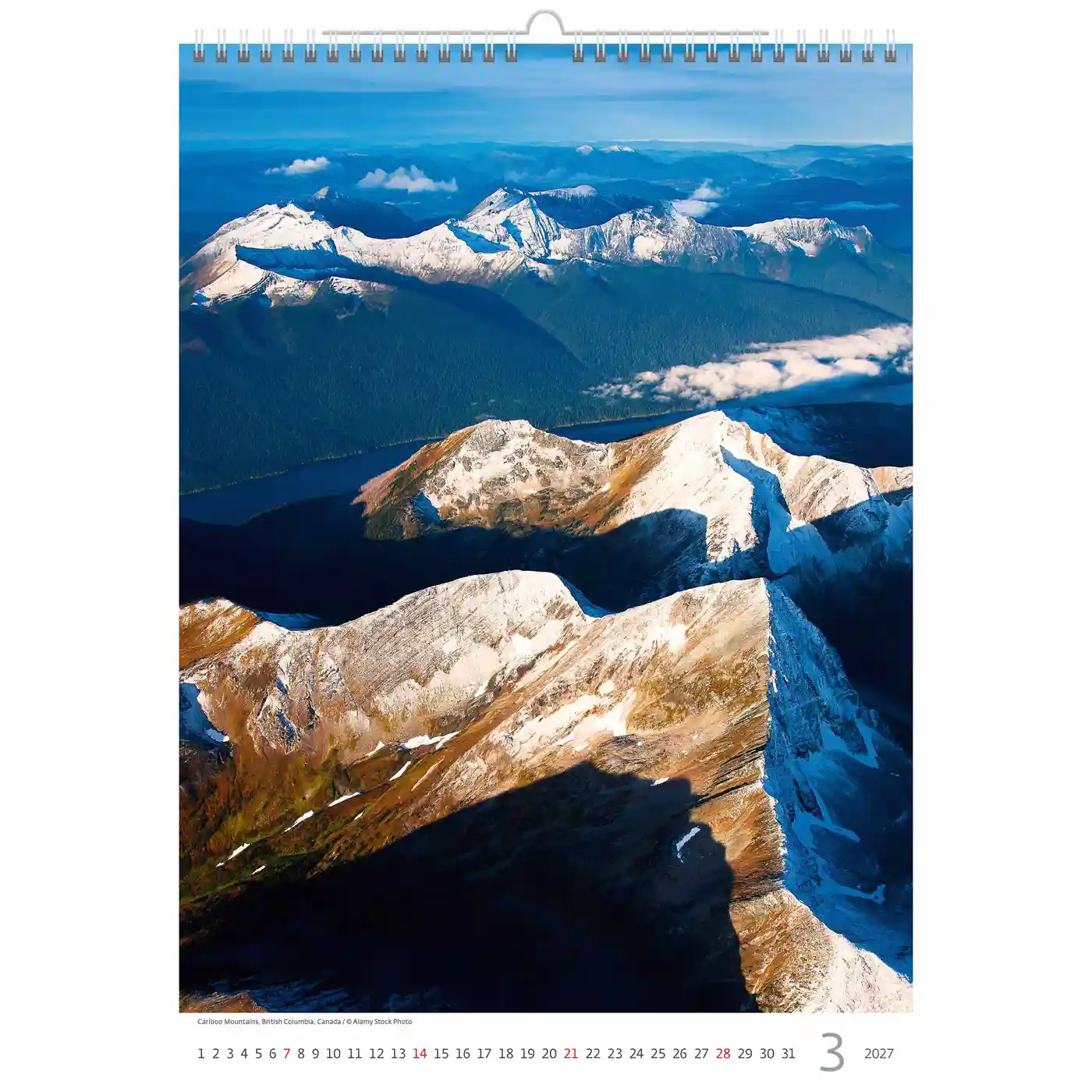 C126-27 Mountain Landscape Wall A3+ 2027 + free 2026 calendar - Image 4