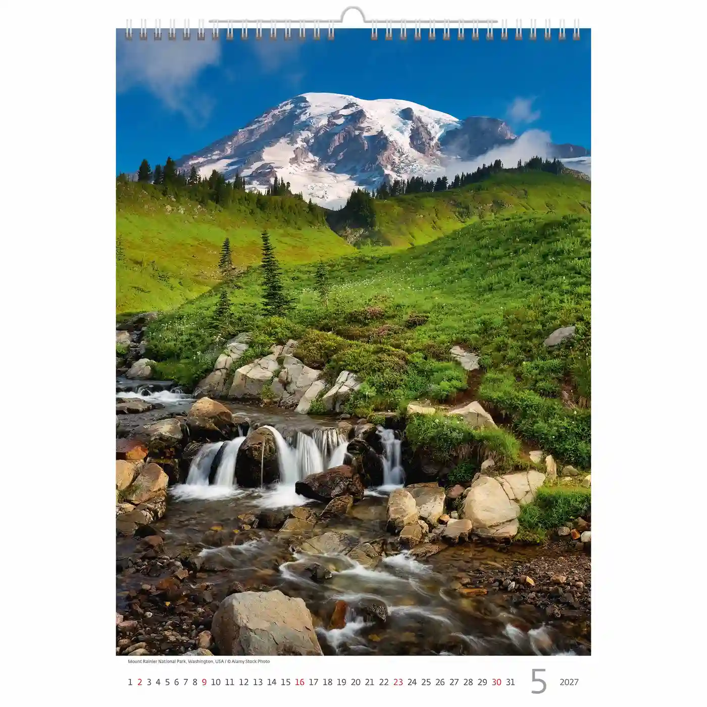 C126-27 Mountain Landscape Wall A3+ 2027 + free 2026 calendar - Image 8