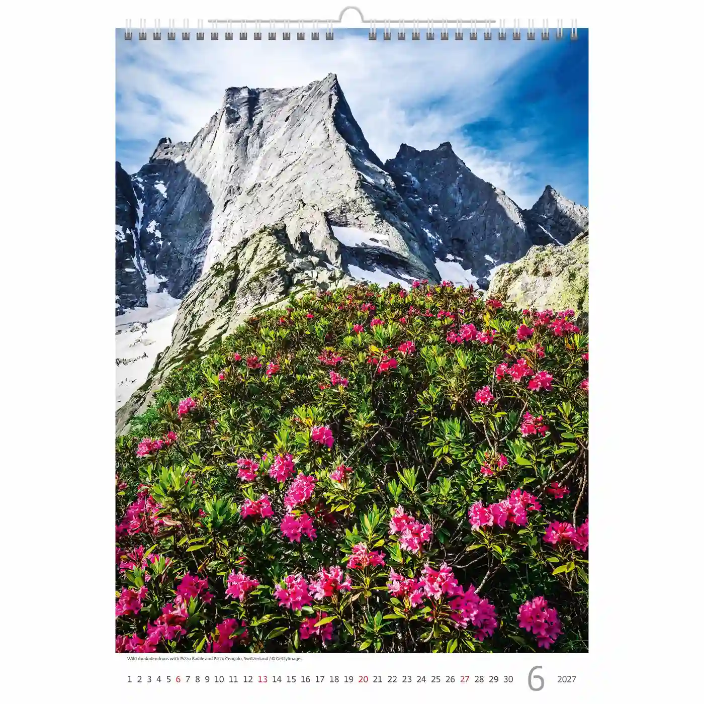 C126-27 Mountain Landscape Wall A3+ 2027 + free 2026 calendar - Image 9