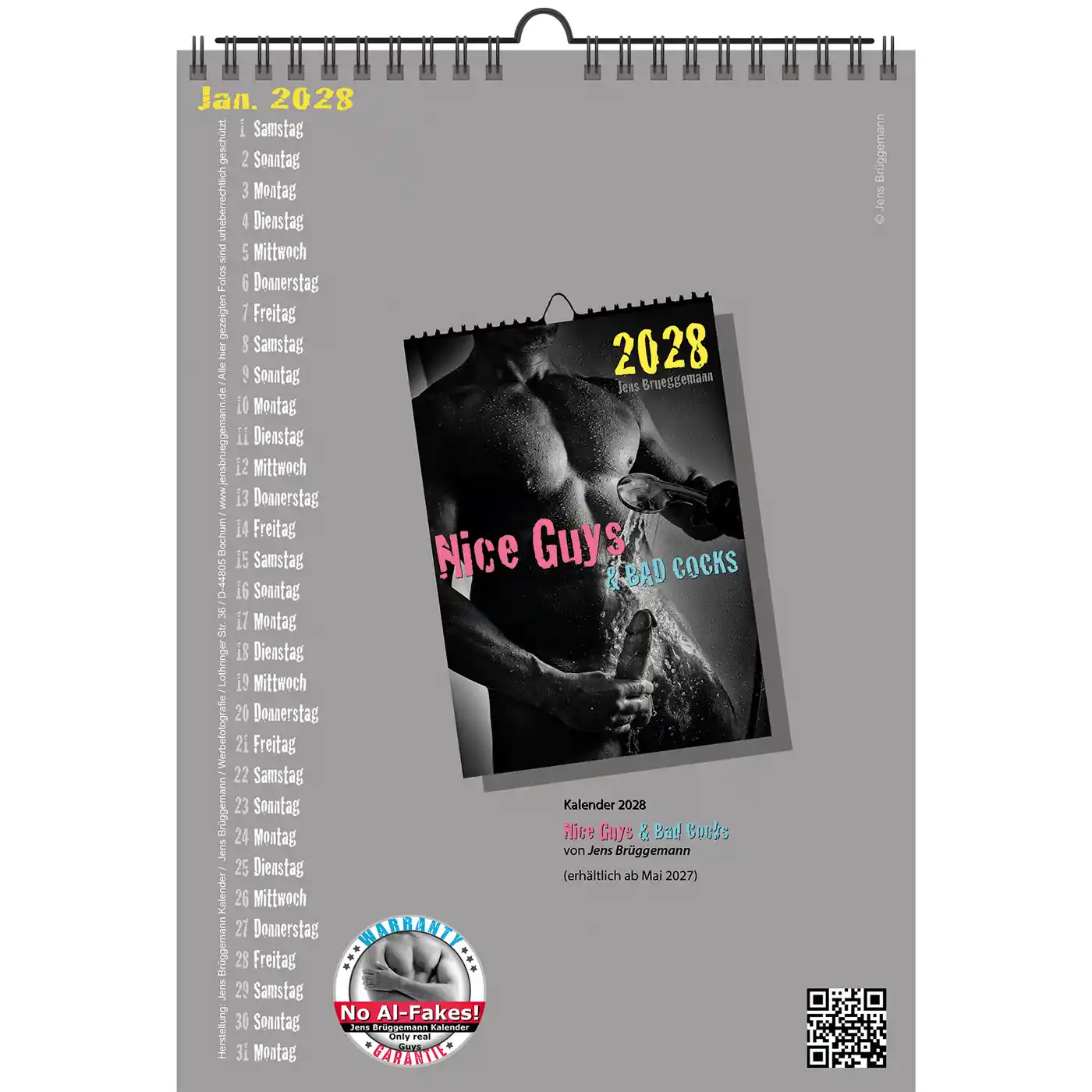 4NG-27 Nice Guys & Bad Cocks A4 Calendar 2027 - Image 14