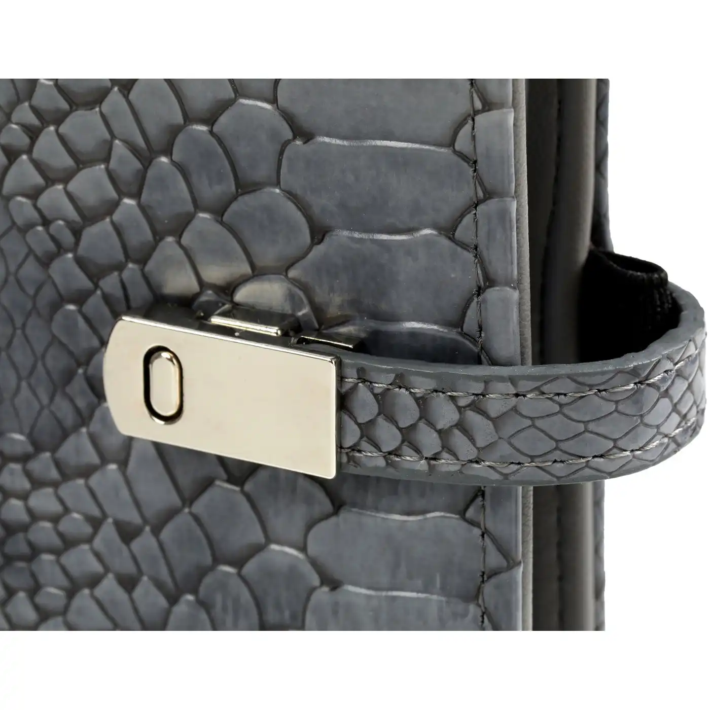1311-76 Pocket Ring 6 Binder Organizer Croco Grey - Image 6