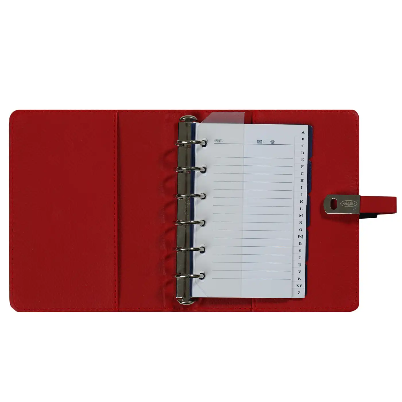1311-97 Refillable Pocket Agenda Organizer Pica Red - Image 3