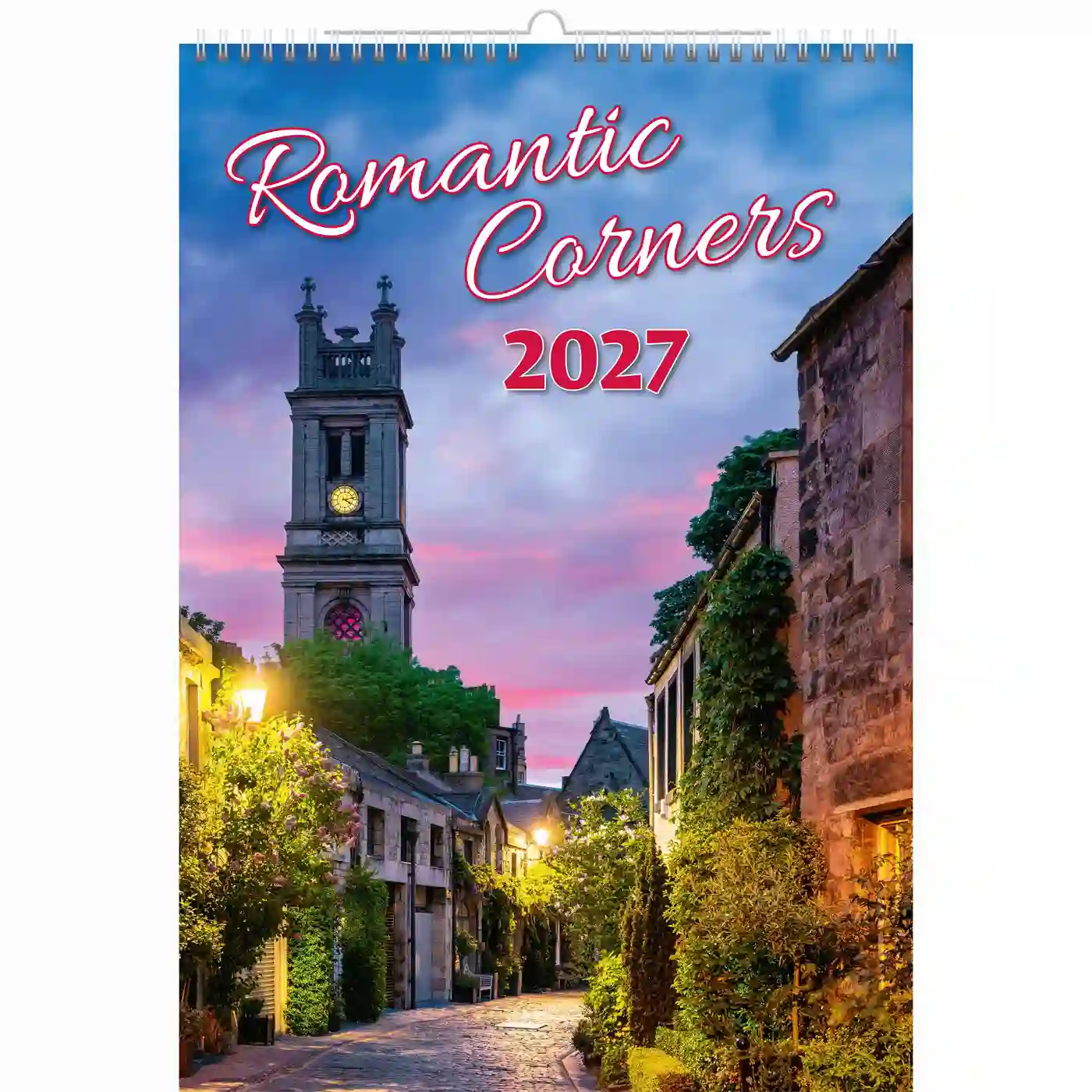 C147-27 Romantic Alleys Calendar A3+ 2027+ free 2026 calendar - Image 5