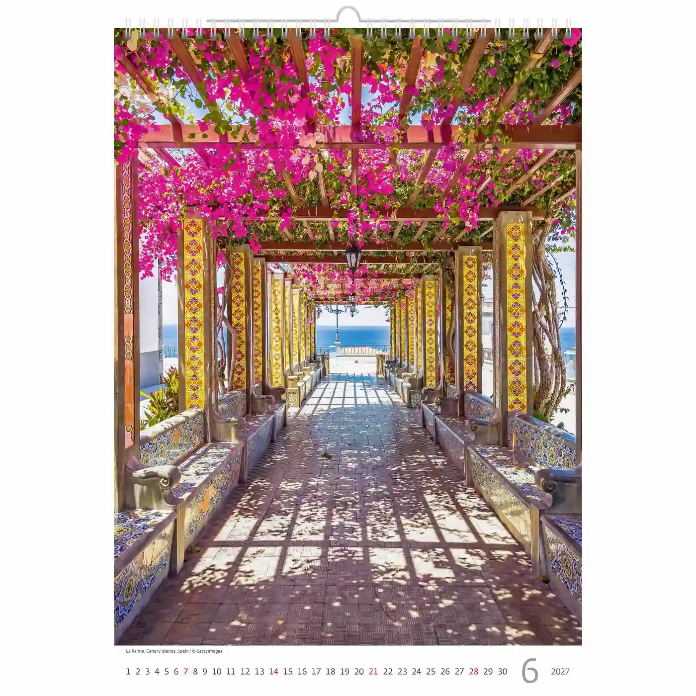 C147-27 Romantic Alleys Calendar A3+ 2027+ free 2026 calendar - Image 8
