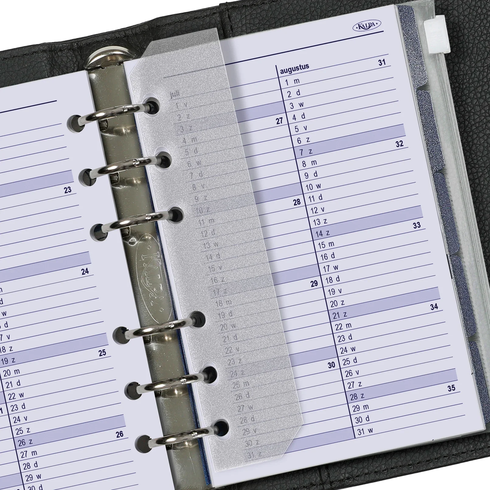 6327-27-28 150 x 95 mm Senior Planner Organizer Inserts Complete Set NL - Image 6